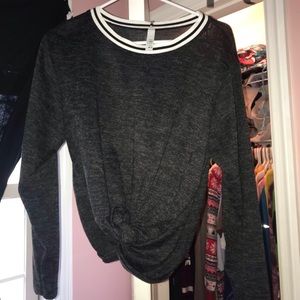 long sleeve crop